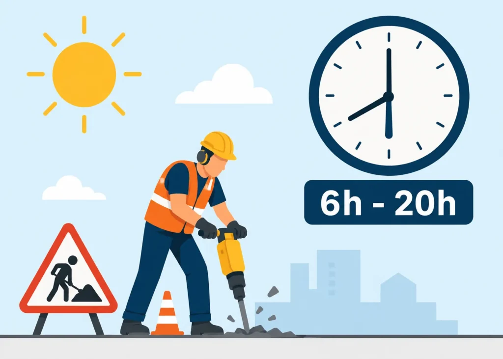 Lire la suite de l'actualité Travaux bruyants : adaptation temporaire des horaires en période de canicule